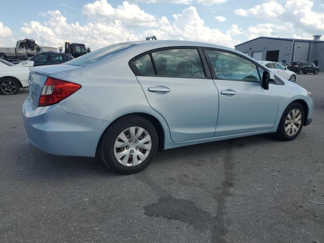 19XFB2F55CE374621 - 2012 HONDA CIVIC LX SILVER photo 3