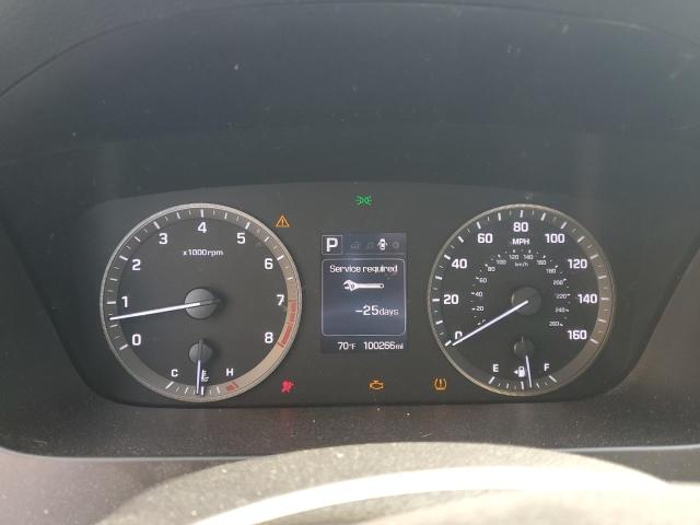 5NPE24AF6FH217056 - 2015 HYUNDAI SONATA SE WHITE photo 9