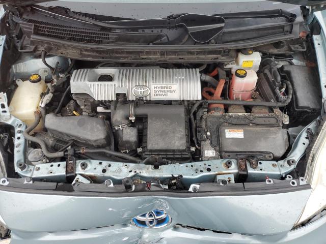 JTDKN3DU0D5678992 - 2013 TOYOTA PRIUS 青色 照片 11