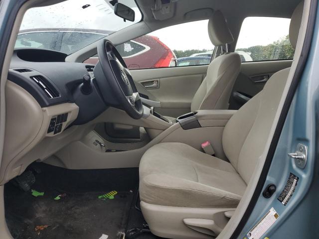 JTDKN3DU0D5678992 - 2013 TOYOTA PRIUS 青色 照片 7