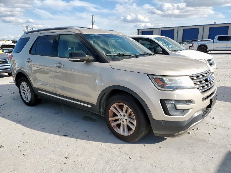 1FM5K7DH4HGA48494 - 2017 FORD EXPLORER XLT Бежевый фото 4