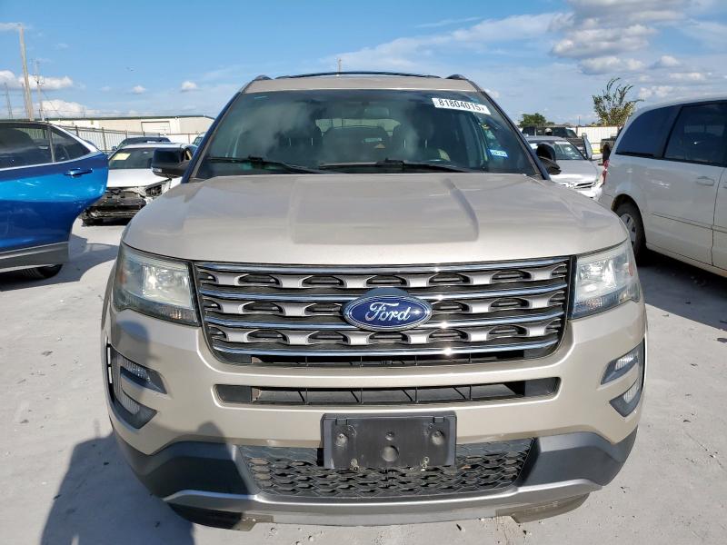 1FM5K7DH4HGA48494 - 2017 FORD EXPLORER XLT Бежевый фото 5
