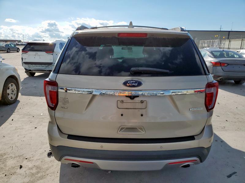 1FM5K7DH4HGA48494 - 2017 FORD EXPLORER XLT Бежевый фото 6