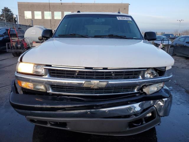 1GNEK13TX5J267408 - 2005 CHEVROLET TAHOE K1500 WHITE photo 5