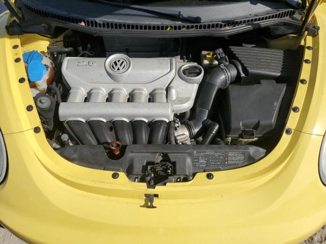 3VWPW3AG5AM020931 - 2010 VOLKSWAGEN NEW BEETLE YELLOW photo 11