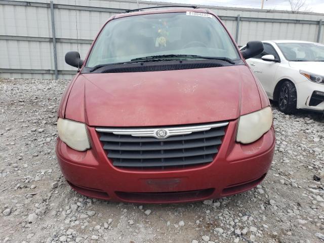 2A4GP54L66R836996 - 2006 CHRYSLER TOWN & COU TOURING RED photo 5