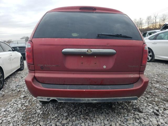 2A4GP54L66R836996 - 2006 CHRYSLER TOWN & COU TOURING RED photo 6