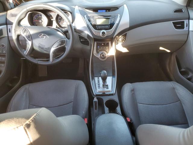 KMHDH4AE3DU666016 - 2013 HYUNDAI ELANTRA GLS SILVER photo 8