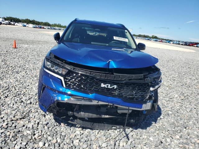 5XYRH4LF7NG103599 - 2022 KIA SORENTO EX BLUE photo 5
