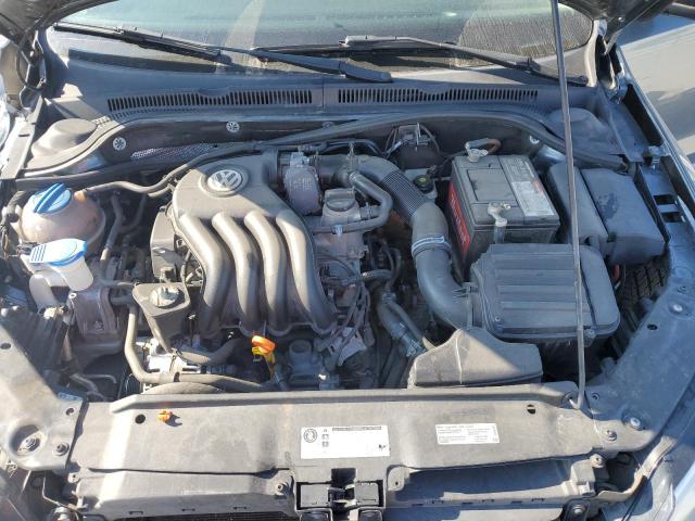 3VW2K7AJ1DM275220 - 2013 VOLKSWAGEN JETTA BASE ნაცრისფერი ფოტო 11