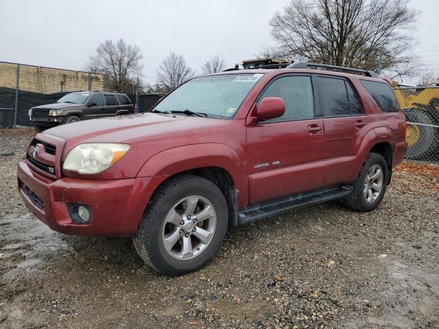 JTEBT17R478039479 - 2007 TOYOTA 4RUNNER LIMITED RED photo 1