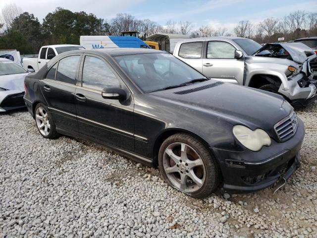 WDBRF52H67F936328 - 2007 MERCEDES-BENZ C 230 BLACK photo 4