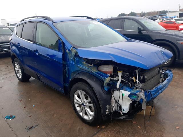 1FMCU0GD3HUD27924 - 2017 FORD ESCAPE SE BLUE photo 4