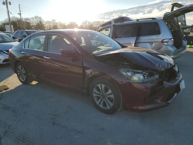 1HGCR2F37EA105735 - 2014 HONDA ACCORD LX MAROON photo 4