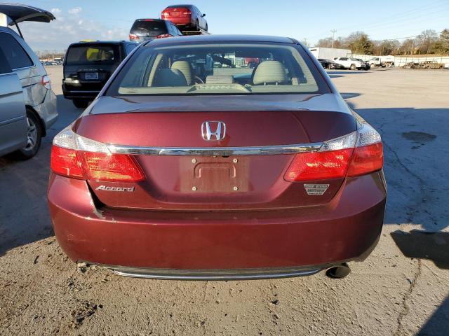 1HGCR2F37EA105735 - 2014 HONDA ACCORD LX MAROON photo 6