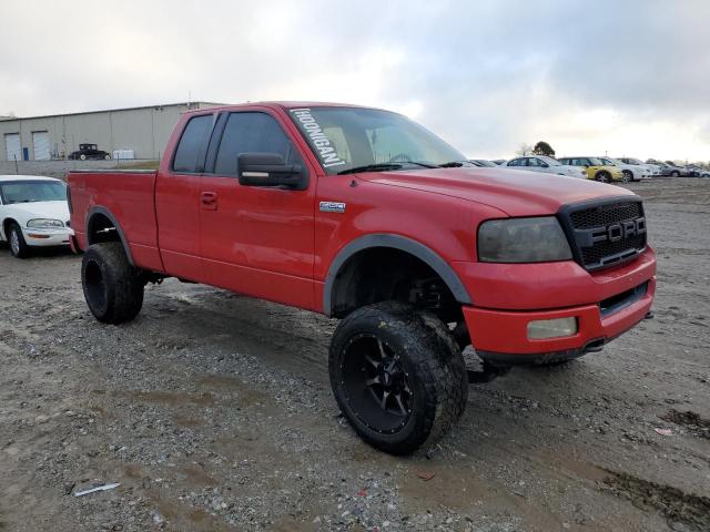 1FTPX14504NB96116 - 2004 FORD F150 RED photo 4