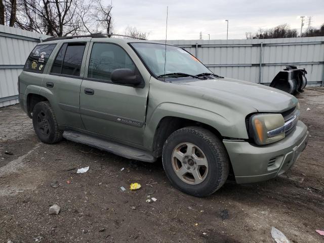 1GNDT13S932255113 - 2003 CHEVROLET TRAILBLAZE GREEN photo 4