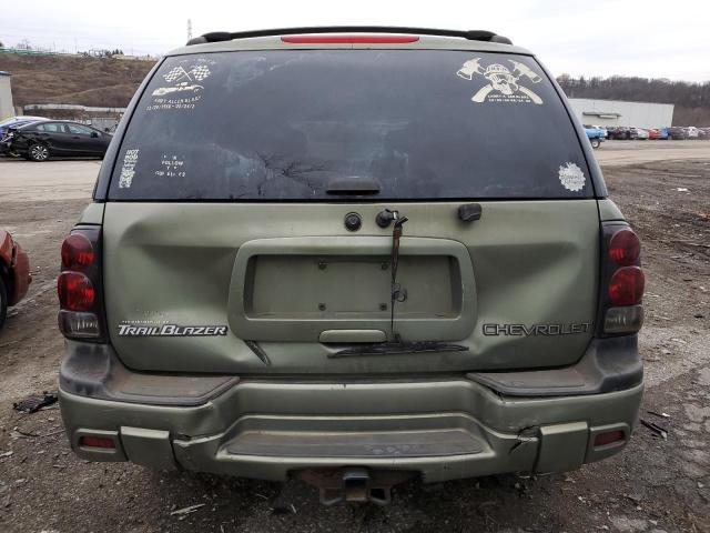 1GNDT13S932255113 - 2003 CHEVROLET TRAILBLAZE GREEN photo 6