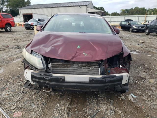 2HGFB2F55DH583249 - 2013 HONDA CIVIC LX მუქწითელი ფოტო 5