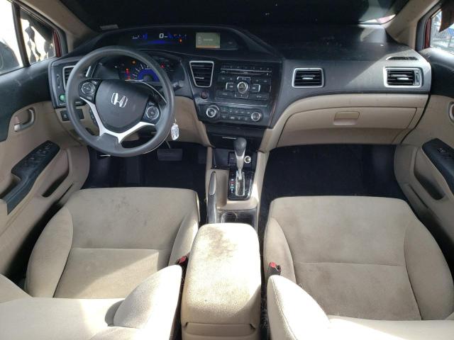 2HGFB2F55DH583249 - 2013 HONDA CIVIC LX მუქწითელი ფოტო 8
