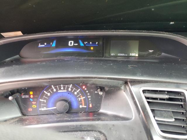2HGFB2F55DH583249 - 2013 HONDA CIVIC LX მუქწითელი ფოტო 9