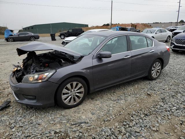 1HGCR2F83EA305622 - 2014 HONDA ACCORD EXL GRAY photo 1