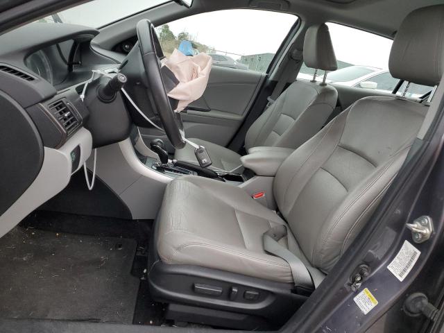 1HGCR2F83EA305622 - 2014 HONDA ACCORD EXL GRAY photo 7