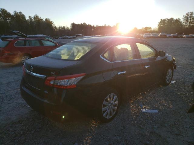 3N1AB7AP9DL726311 - 2013 NISSAN SENTRA S BLACK photo 3