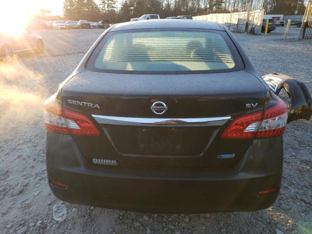 3N1AB7AP9DL726311 - 2013 NISSAN SENTRA S BLACK photo 6