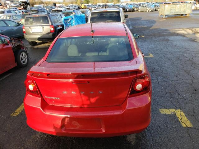 1C3CDZAG1EN148562 - 2014 DODGE AVENGER SE RED photo 6