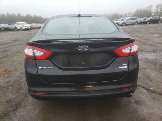 3FA6P0HD7GR298768 - 2016 FORD FUSION SE BLACK photo 6