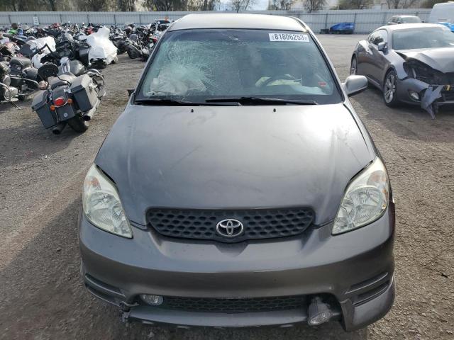 2T1KR32E14C187916 - 2004 TOYOTA COROLLA MA XR GRAY photo 5