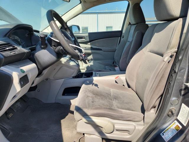 2HKRM4H51DH605723 - 2013 HONDA CR-V EX GRAY photo 7