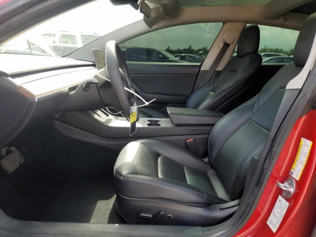 5YJ3E1EB0MF873477 - 2021 TESLA MODEL 3 Rojo foto 7