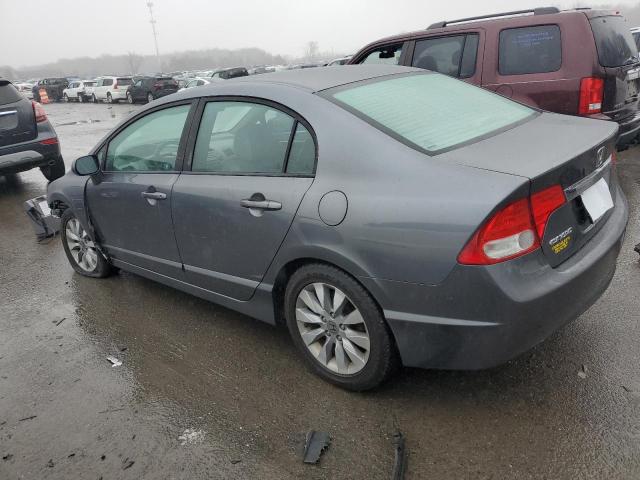 19XFA1F92BE002751 - 2011 HONDA CIVIC EXL GRAY photo 2