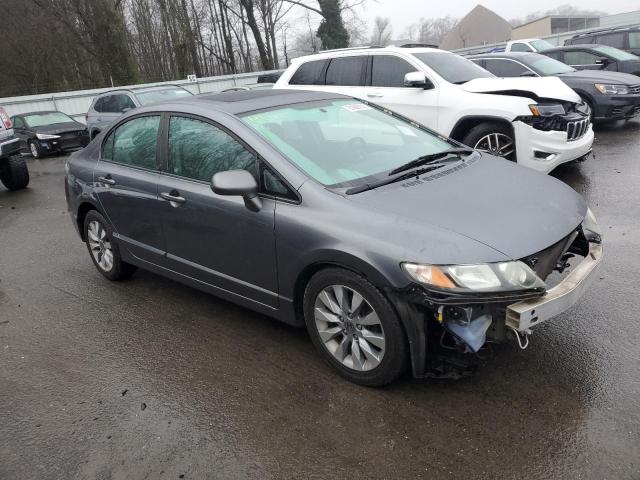 19XFA1F92BE002751 - 2011 HONDA CIVIC EXL GRAY photo 4