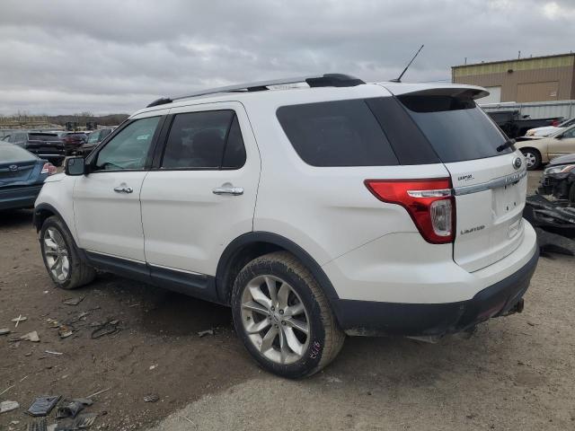 1FM5K8F86DGA37655 - 2013 FORD EXPLORER LIMITED WHITE photo 2