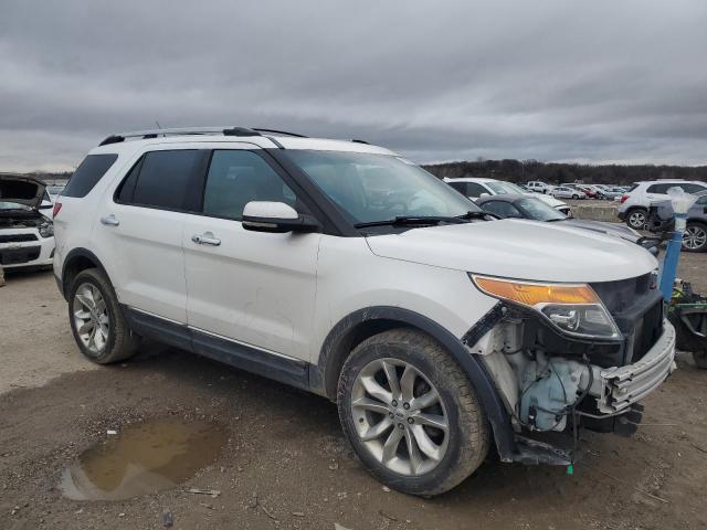 1FM5K8F86DGA37655 - 2013 FORD EXPLORER LIMITED WHITE photo 4