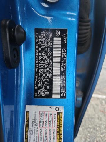 JTNKARJE3GJ516292 - 2016 TOYOTA SCION IM 蓝色 照片 13