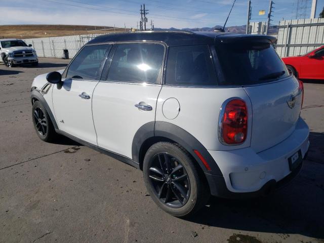 WMWZC5C51CWL58614 - 2012 MINI COOPER S COUNTRYMAN WHITE photo 2