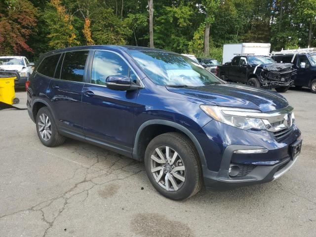 5FNYF6H39LB027402 - 2020 HONDA PILOT EX BLUE photo 4