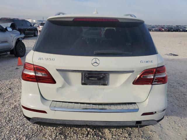 4JGDA5HB6CA040787 - 2012 MERCEDES-BENZ ML 350 4MATIC WHITE photo 6
