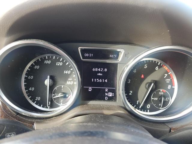 4JGDA5HB6CA040787 - 2012 MERCEDES-BENZ ML 350 4MATIC WHITE photo 9