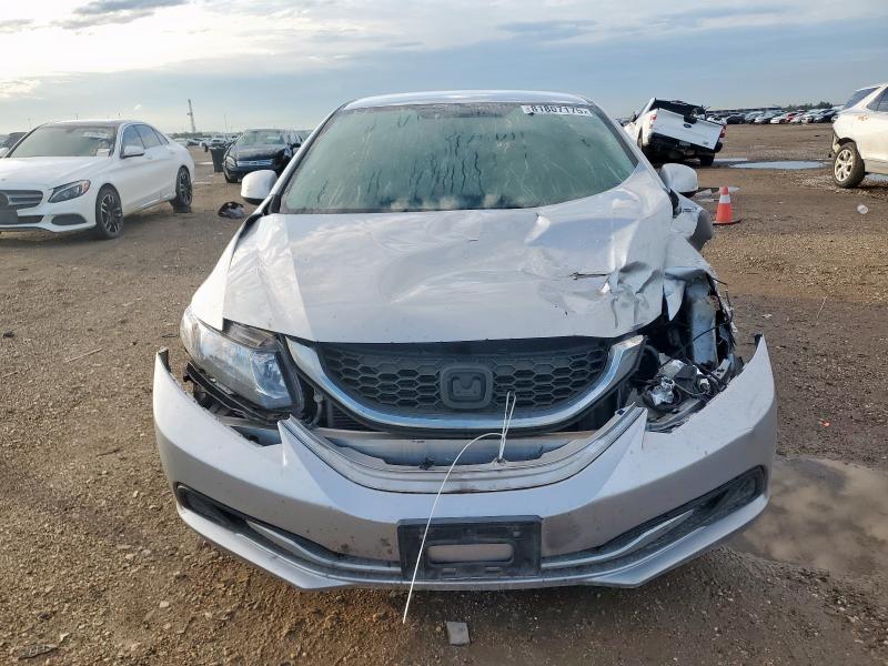 2HGFB2F53DH582374 - 2013 HONDA CIVIC LX SILVER photo 5