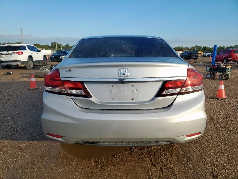 2HGFB2F53DH582374 - 2013 HONDA CIVIC LX SILVER photo 6