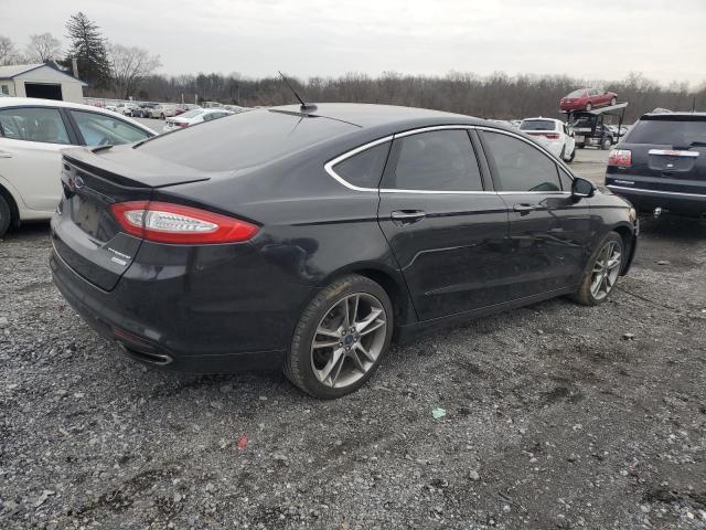 3FA6P0K94ER387490 - 2014 FORD FUSION TITANIUM BLACK photo 3