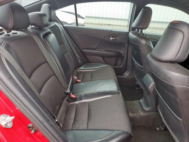 1HGCR2F57GA061305 - 2016 HONDA ACCORD SPORT წითელი ფოტო 10