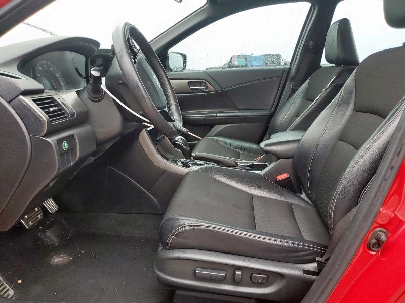 1HGCR2F57GA061305 - 2016 HONDA ACCORD SPORT წითელი ფოტო 7