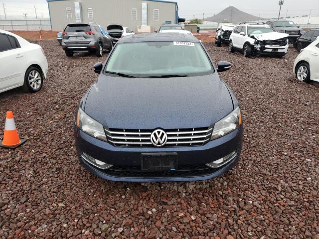 1VWCM7A3XDC092304 - 2013 VOLKSWAGEN PASSAT SEL BLUE photo 5