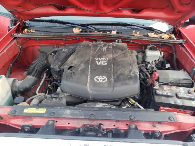 5TEUU42NX9Z619983 - 2009 TOYOTA TACOMA ACCESS CAB RED photo 11
